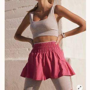 Pink/rose get your flirt on shorts